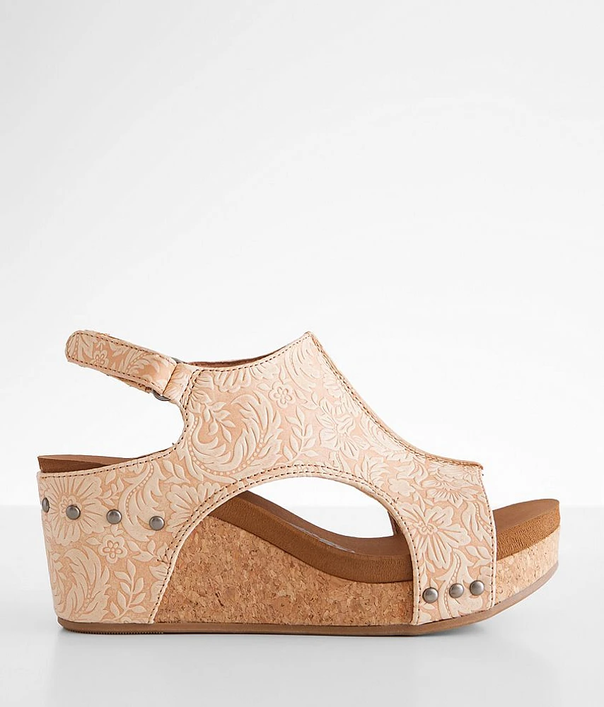 Isabella Tooled Wedge Sandal