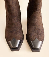 Jimi Leopard Western Ankle Boot