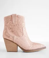 Very G Maze Rhinestone Western Ankle Boot