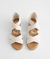 Sadie Criss Cross Flatform Sandal