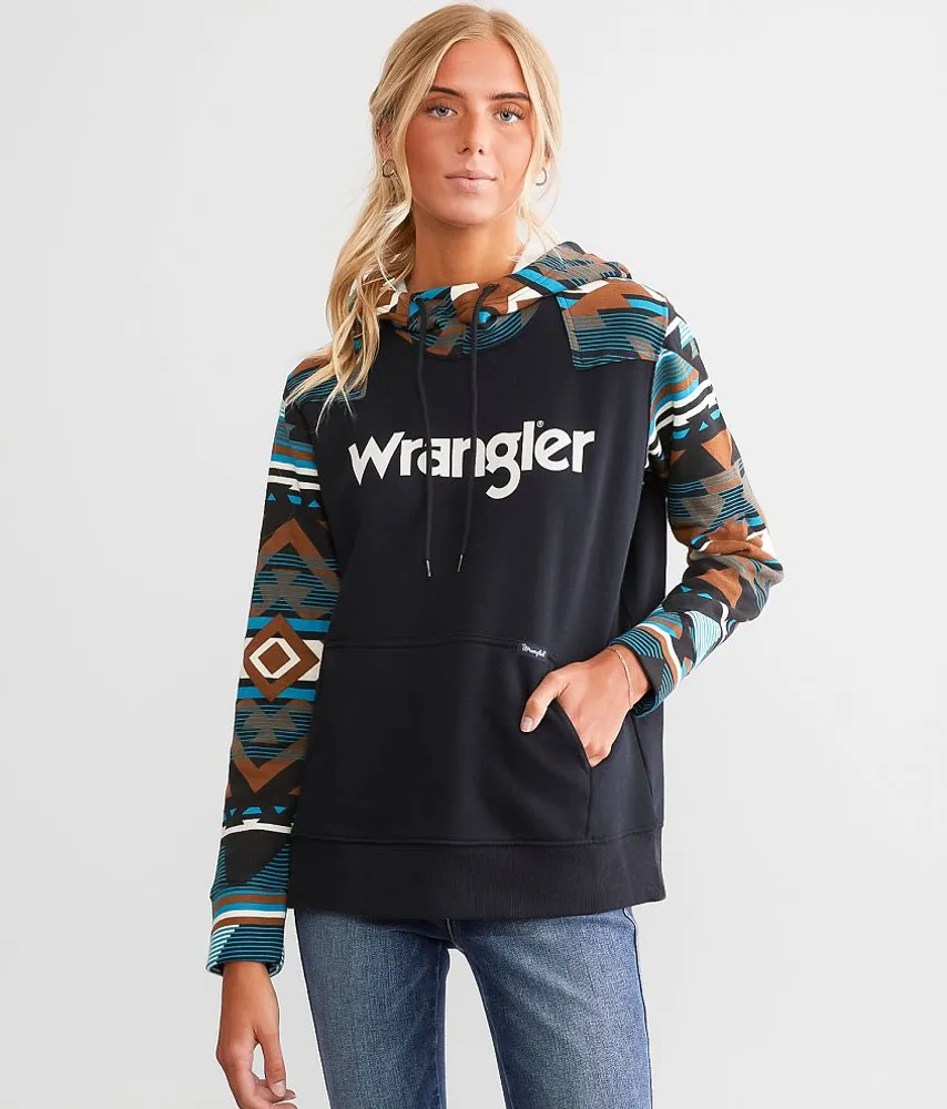 Wrangler Retro Aztec Hooded Sweatshirt