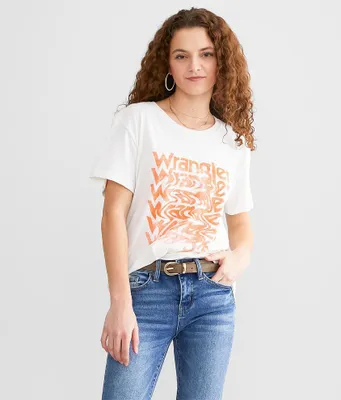 Wrangler Wavy Logo Oversized T-Shirt