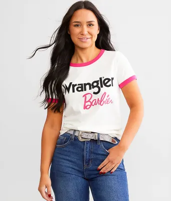 Wrangler Barbie Ringer T-Shirt