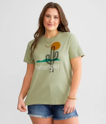Wrangler Retro Cactus Sun T-Shirt