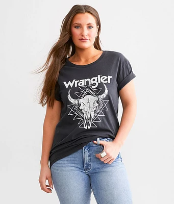 Wrangler Aztec Skull Boyfriend T-Shirt