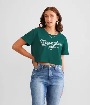 Wrangler Cropped Boyfriend T-Shirt