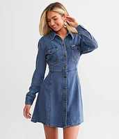 Denim Shirt Dress