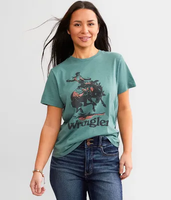 Wrangler Retro Horse Rider T-Shirt