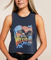 American Original Festival Cropped Tank Top