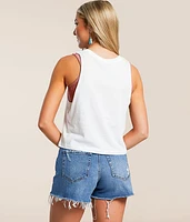 Western Festival Cropped Tank Top