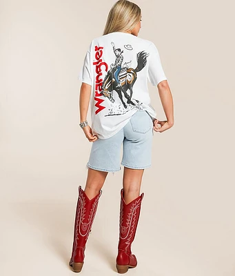 Retro Cowboy Oversized T-Shirt