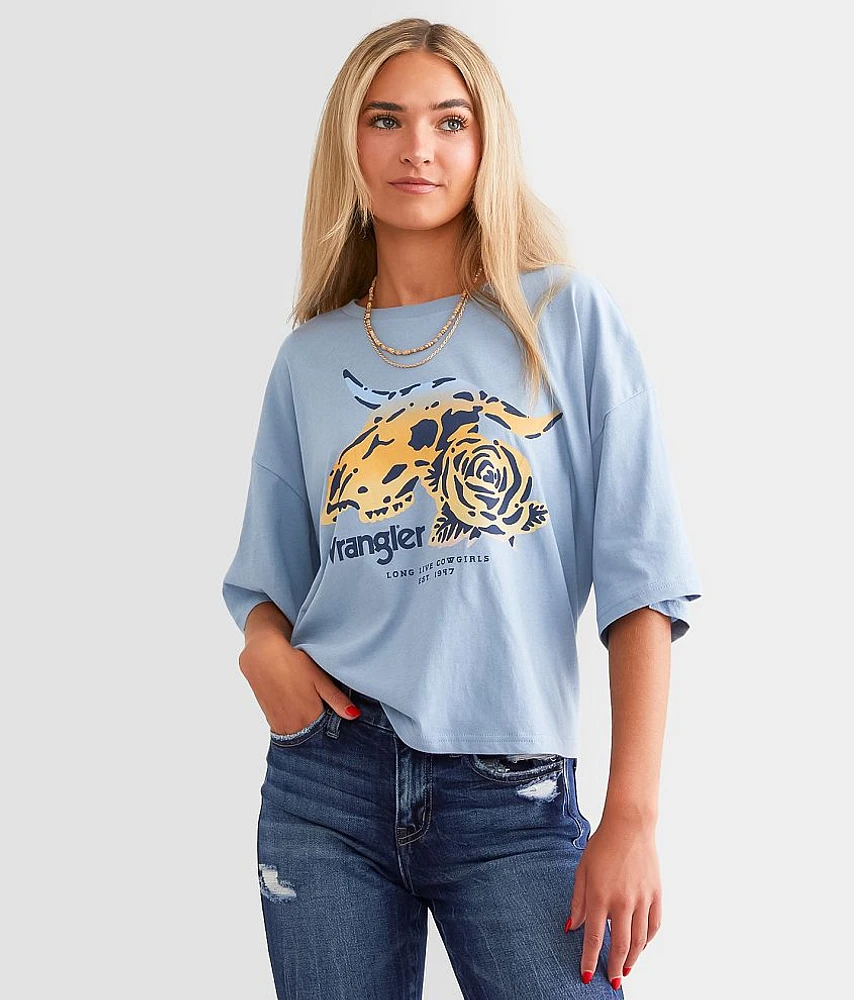 Wrangler Rose Skull T-Shirt