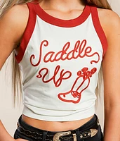 Saddle Up Ringer Tank Top