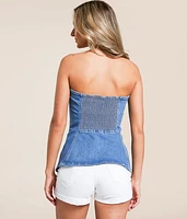 Denim Tube Top
