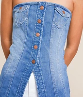 Denim Tube Top