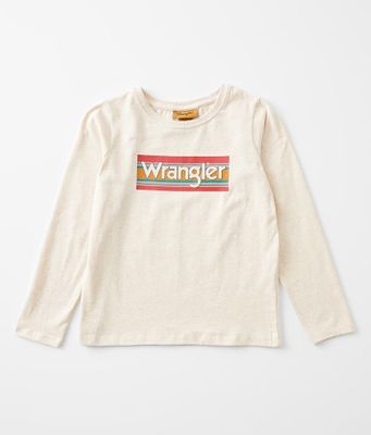 Girls - Wrangler Striped Logo T-Shirt