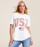 USA Flag Boyfriend T-Shirt