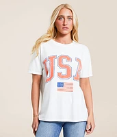 USA Flag Boyfriend T-Shirt