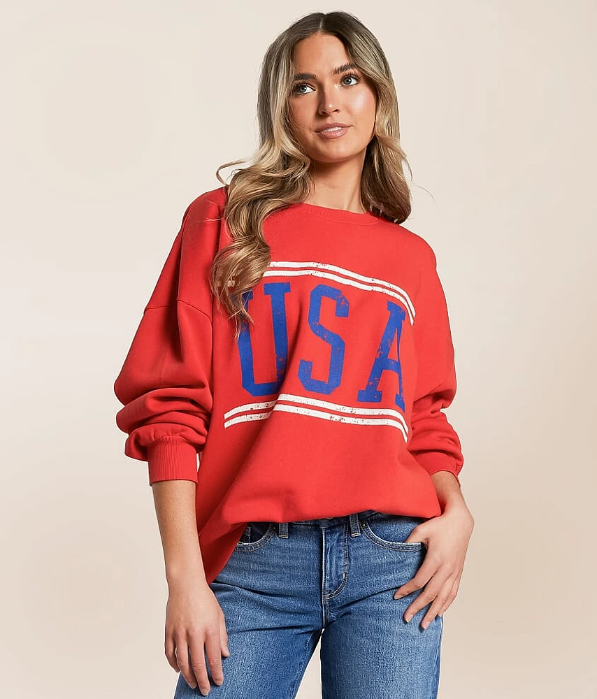 USA Oversized Pullover
