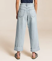 Lou Wide Leg Cuffed Jean