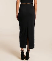 Gail Textured Midi Skirt