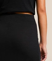 Gail Textured Midi Skirt