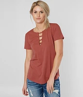 The Cut-Out Lattice T-Shirt