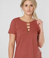 The Cut-Out Lattice T-Shirt