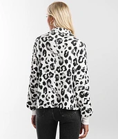 Corin Leopard Print Dolman Top