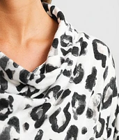 Corin Leopard Print Dolman Top