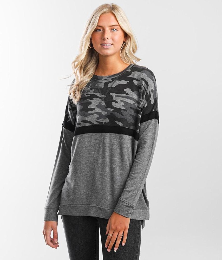 White Crow Alana Camo Pullover