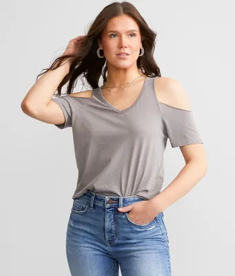 White Crow Staci Cold Shoulder Top