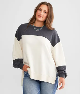 White Crow Harley Color Block Pullover