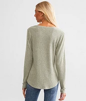 Sadie Silky Ribbed Top