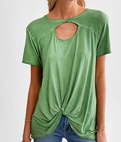 Frey Twisted Front Top