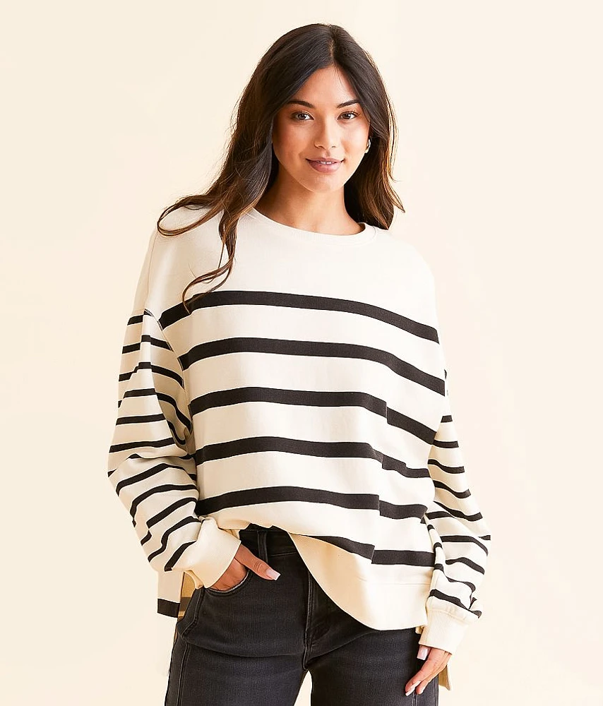 White Crow Lucille Striped Pullover