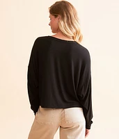 Active Clarie Ribbed Knit Top