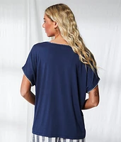 Whipstitch Dolman Top