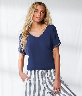 Whipstitch Dolman Top