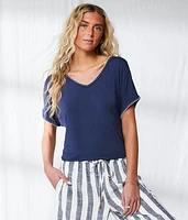 Whipstitch Dolman Top