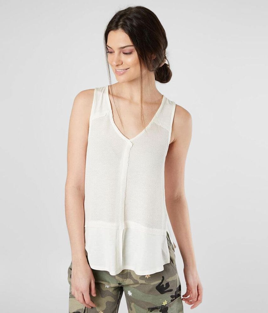White Crow Harrison Thermal V-Neck Tank Top