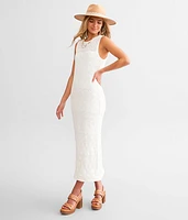 Z Supply Mallorca Crochet Midi Dress