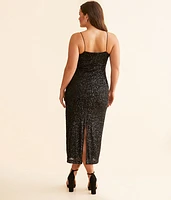 Paulina Sequin Maxi Dress