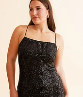 Paulina Sequin Maxi Dress