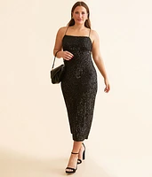 Z Supply Paulina Sequin Maxi Dress