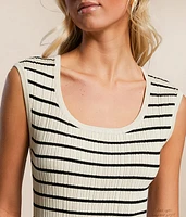 Gisele Striped Midi Dress