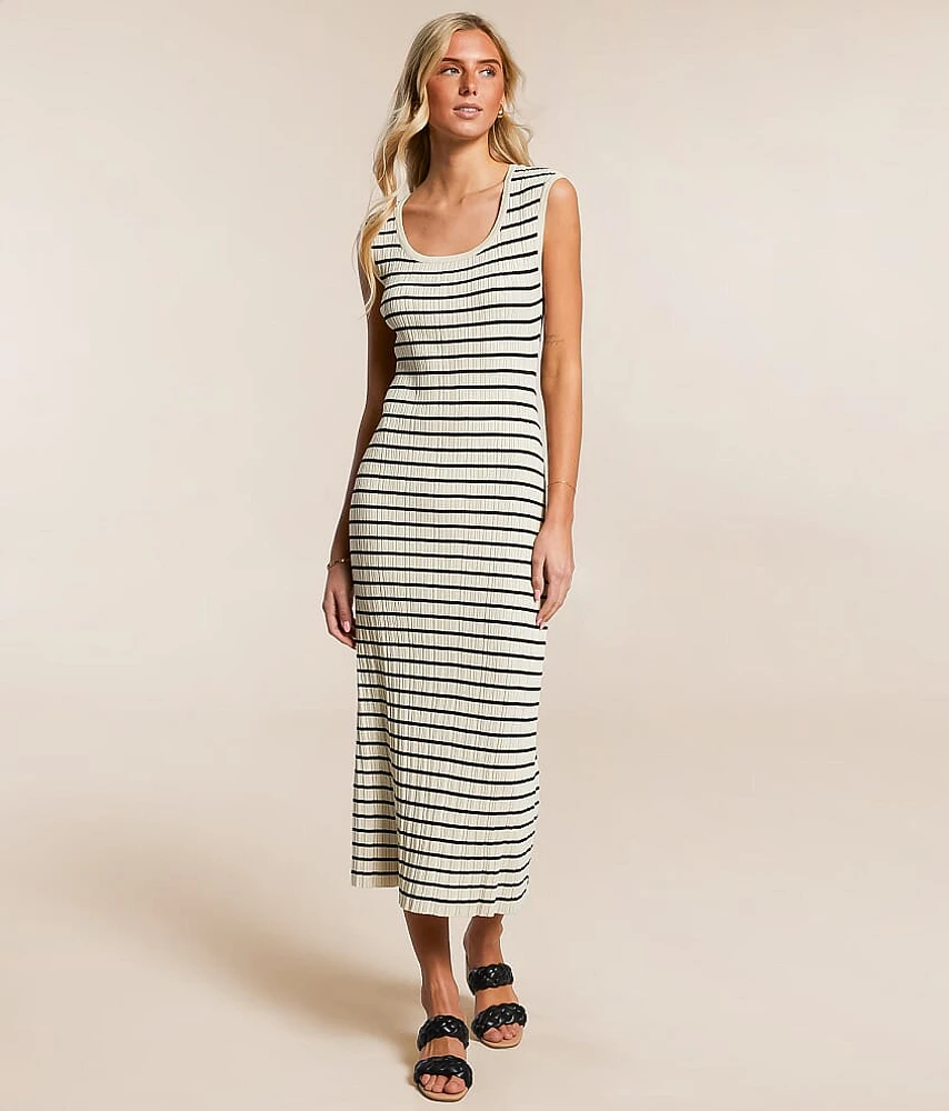 Gisele Striped Midi Dress