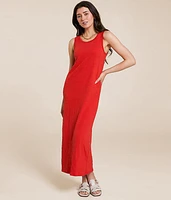Mystic Textrued Midi Dress
