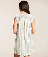 Minna Striped Mini Dress