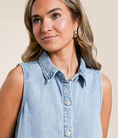 New Day Twill Mini Dress